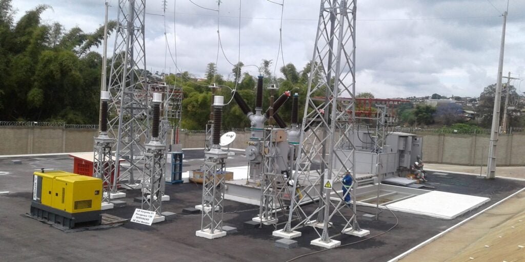 Construção de subestação 13,8 Kva