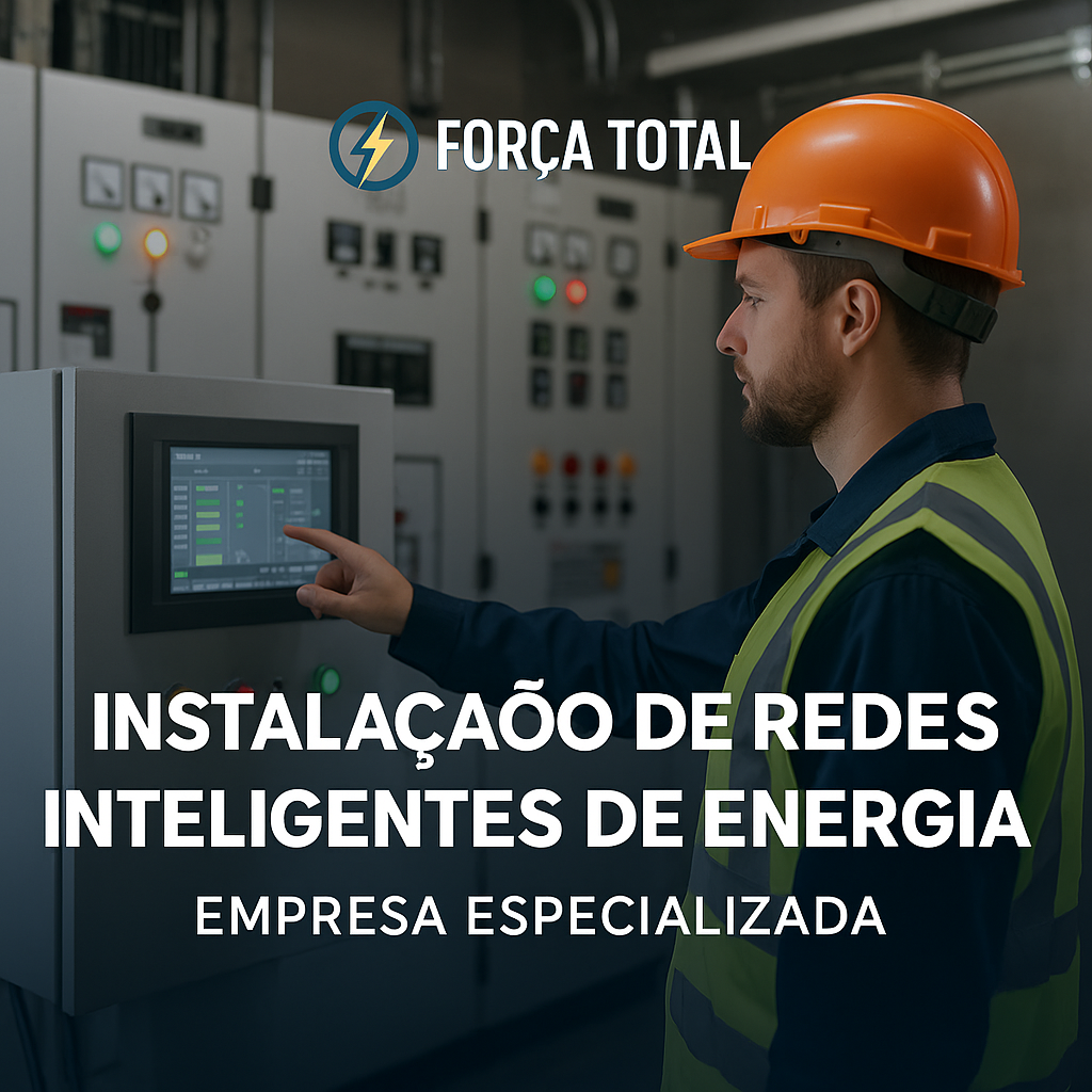 Instalação de Redes Inteligentes de Energia - Empresa Especializada - Força Elétrica