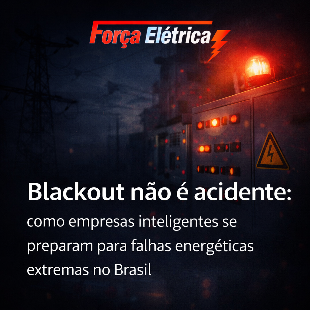Blackout não é acidente como empresas inteligentes se preparam para falhas energéticas extremas no Brasil