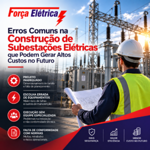 Erros Comuns na Construção de Subestações Elétricas que Podem Gerar Altos Custos no Futuro