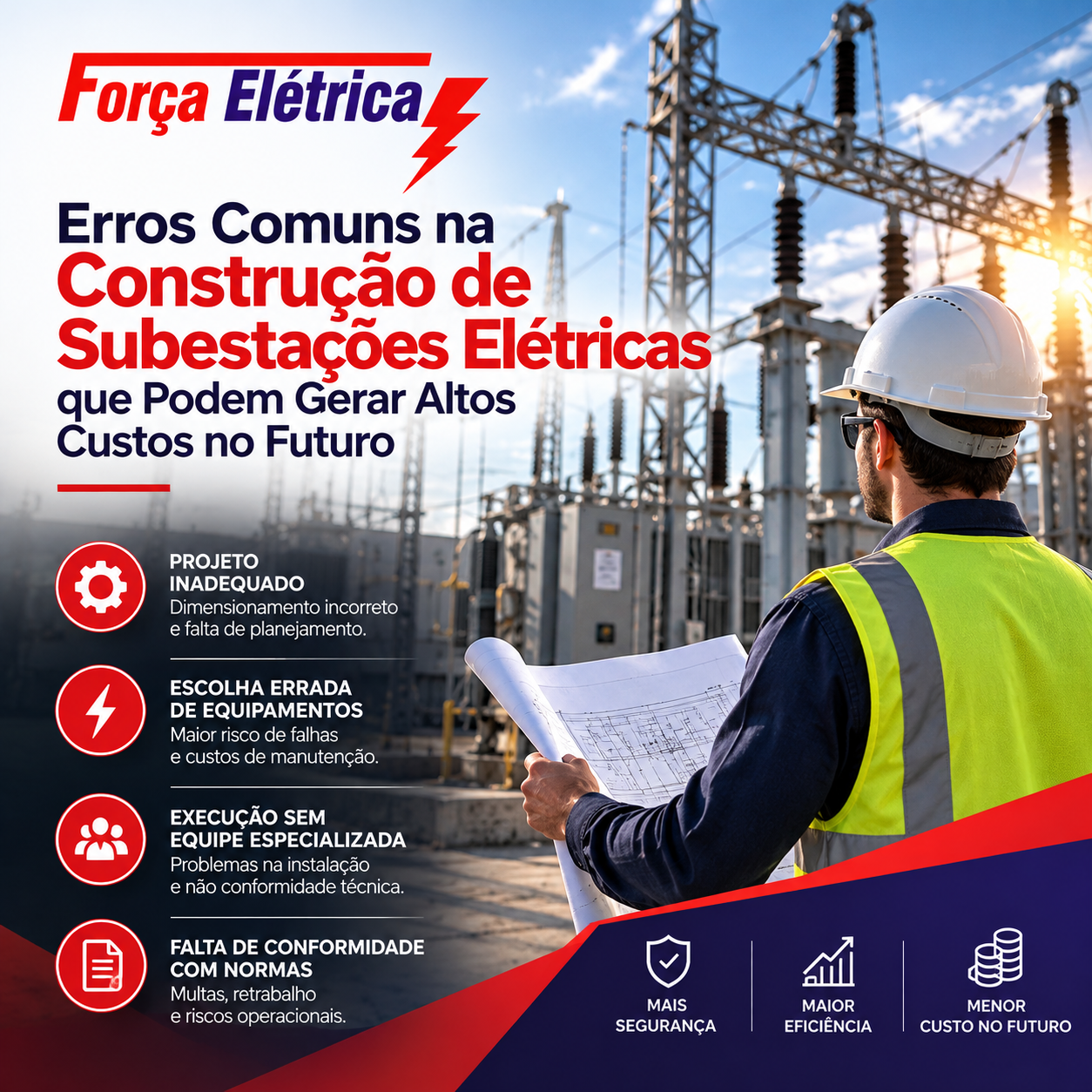 Erros Comuns na Construção de Subestações Elétricas que Podem Gerar Altos Custos no Futuro